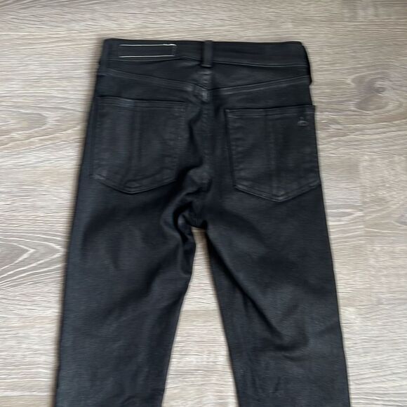 RAG & BONE Coated High-Rise Skinny Jeans - Picture 14 of 15